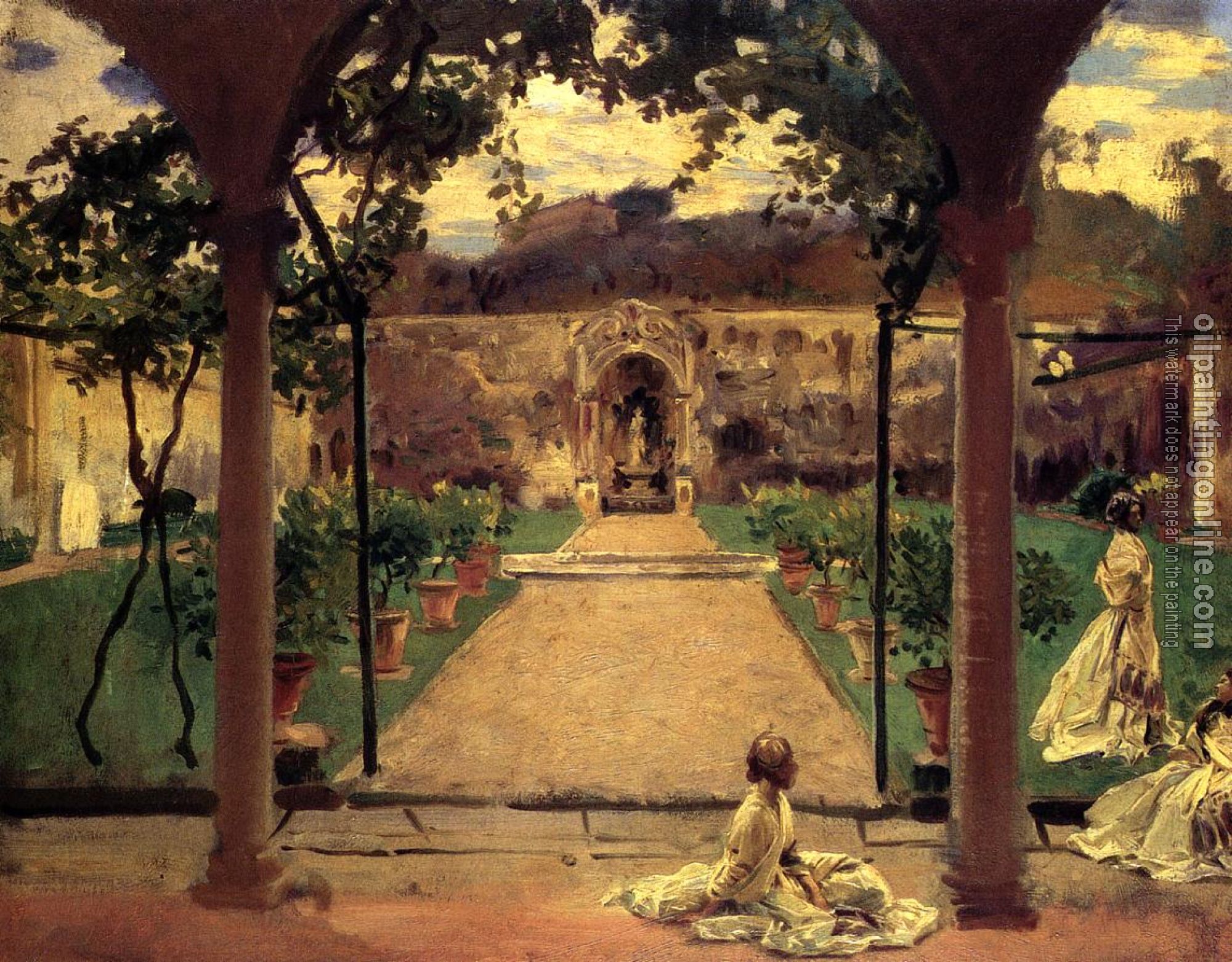 Sargent, John Singer - Ladies in a Garden